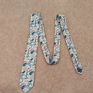 Gianni Feraud Animal Print Patterned Cotton Tie